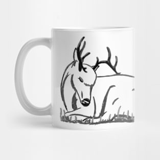 Sleeping deer Mug